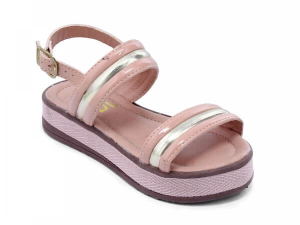 Sandália infantil feminina rosa
